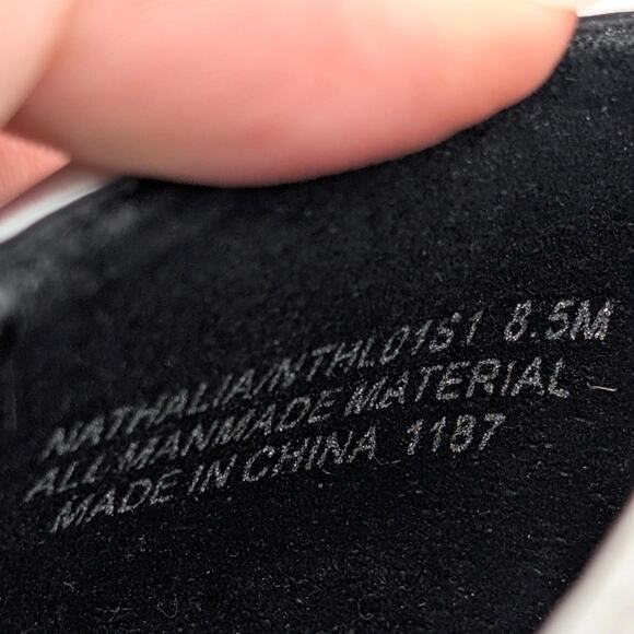 Steve Madden Nathalia Patent Leather Kitten Heels Women's Silver Metallic US8.5M - Picture 7 of 13